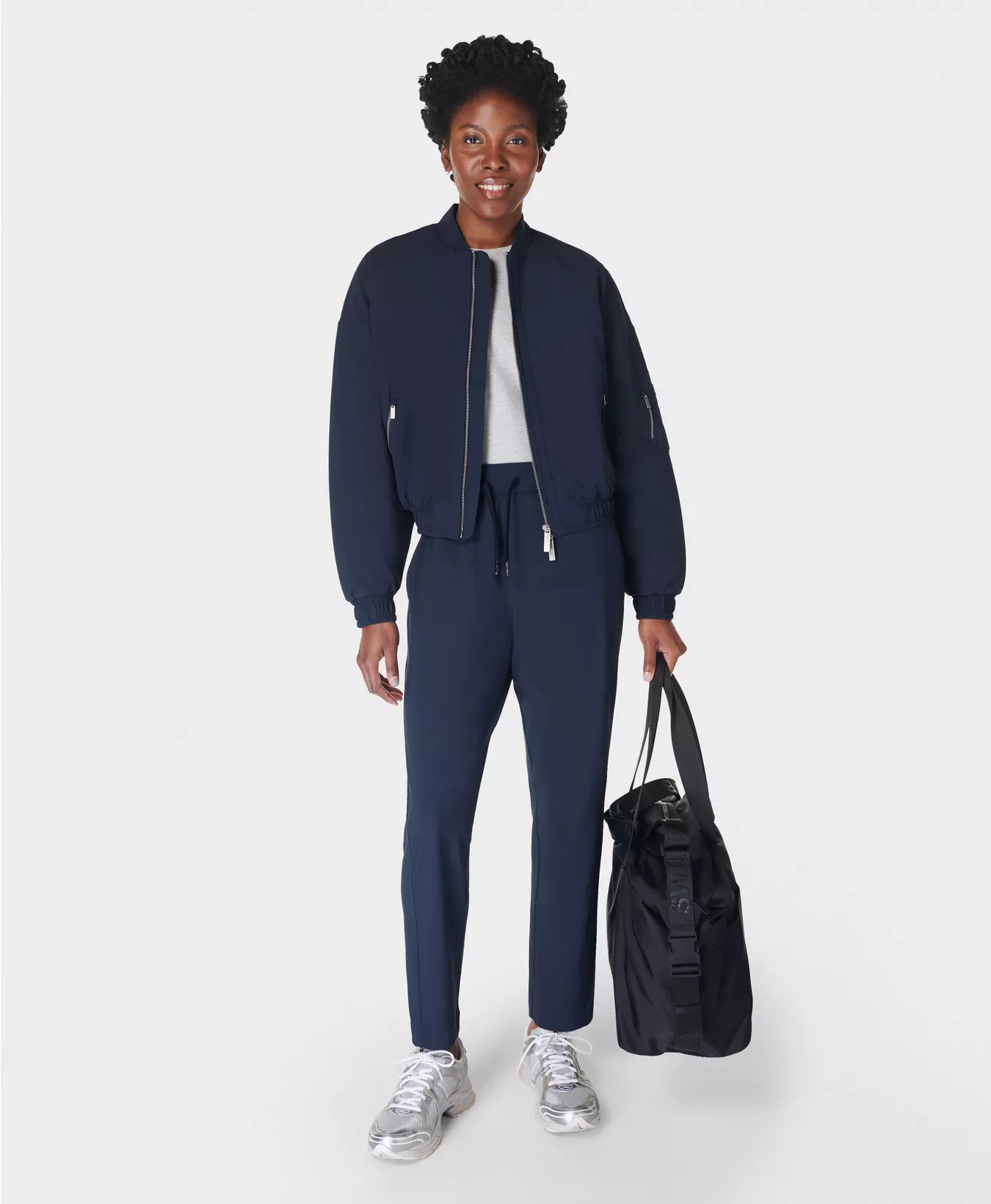 Explorer Trousers - Navy Blue | Women's Trousers & Yoga Pants | Sweaty Betty | Sweaty Betty UK