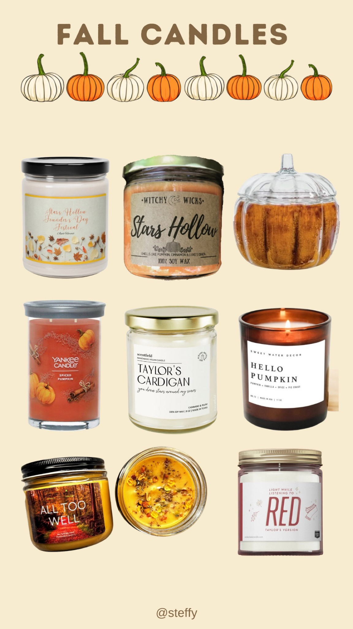 Fall candle roundup! 

#LTKunder50 #LTKunder100 #LTKhome