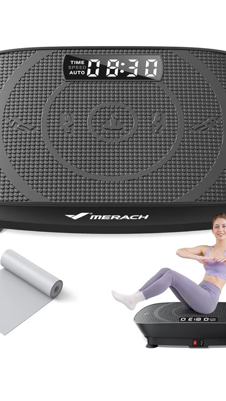 Wellness girlies this vibration plate has officially made it into my daily routine 🤍 Perfect for busy days when you still want to move your body, support circulation, and feel energized in just a few minutes.

I love that it has multiple speed settings, auto mode, and is compact enough to use right at home. Easy wellness upgrades are my favorite kind.

#LTKFitness #WellnessFinds #HomeWorkout #AmazonFinds #HealthyLifestyle #FitnessEssentials



#LTKfitnessgoals #LTKselfcare #LTKmorningroutine