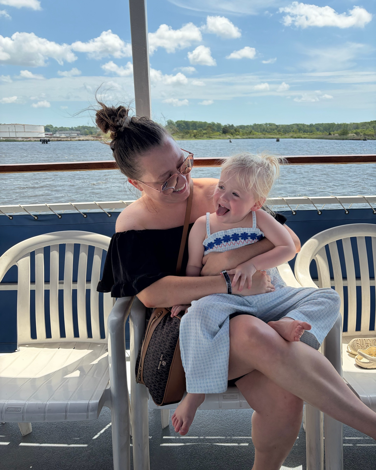today's adventure: a boat ride in Wilmington with my girl  🌊🤍 
linking both of our outfits below!

they're literally perfect for wanting to be soo comfy but feeling put together ✨

#LTKmomlife #LTKKids #LTKootd