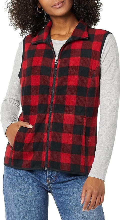 Amazon Essentials Women's Classic-Fit Sleeveless Polar Soft Fleece Vest (Available in Plus Size) | Amazon (US)