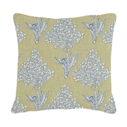 Genevieve Green Sunbrella Outdoor Pillow | Ballard Designs, Inc.