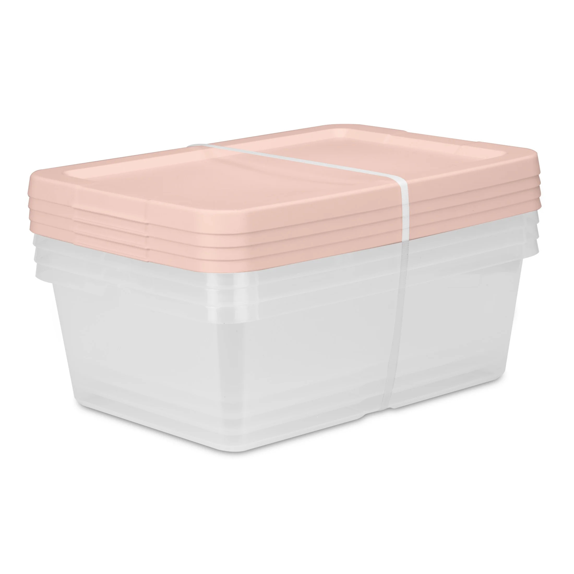 Sterilite Set of (4) 12 Qt. Storage Boxes Plastic Adult, | Walmart (US)