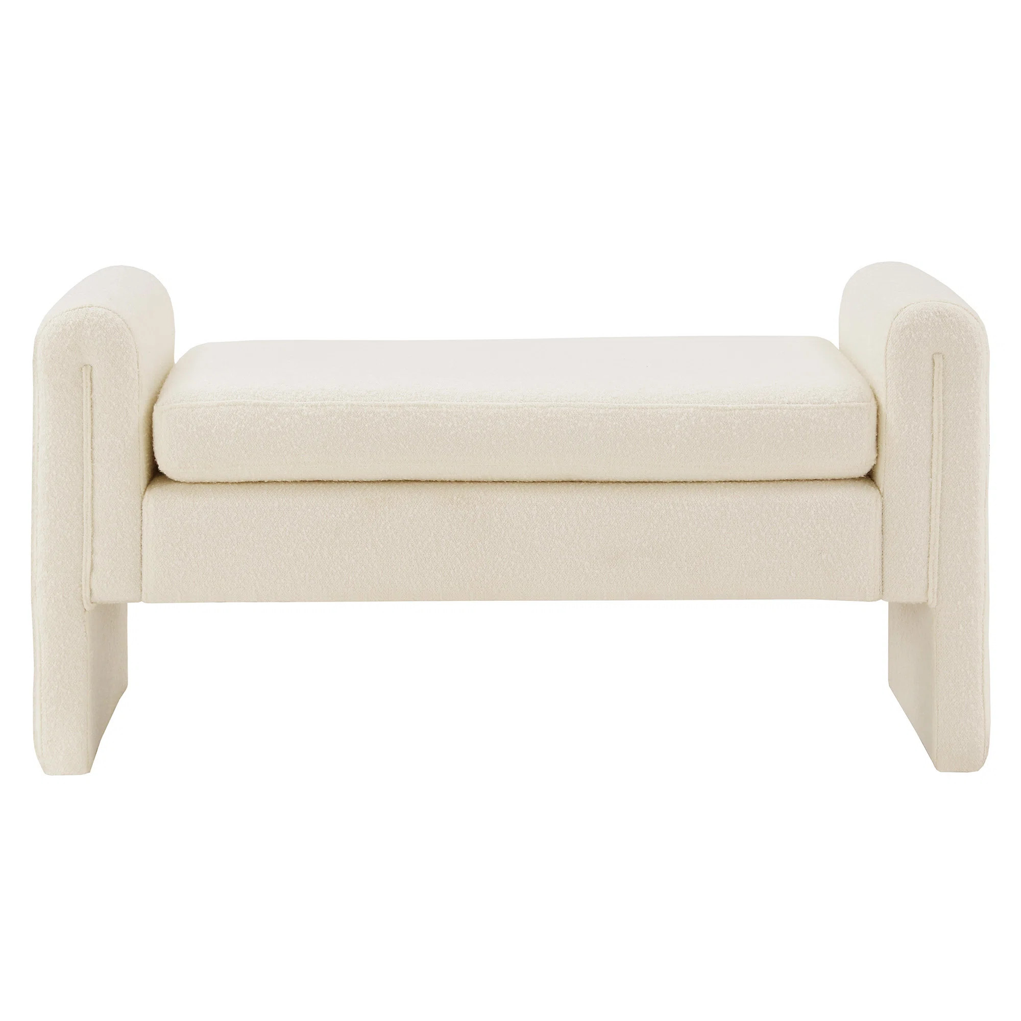 Millwood Boucle Upholstered Bench | Wayfair North America