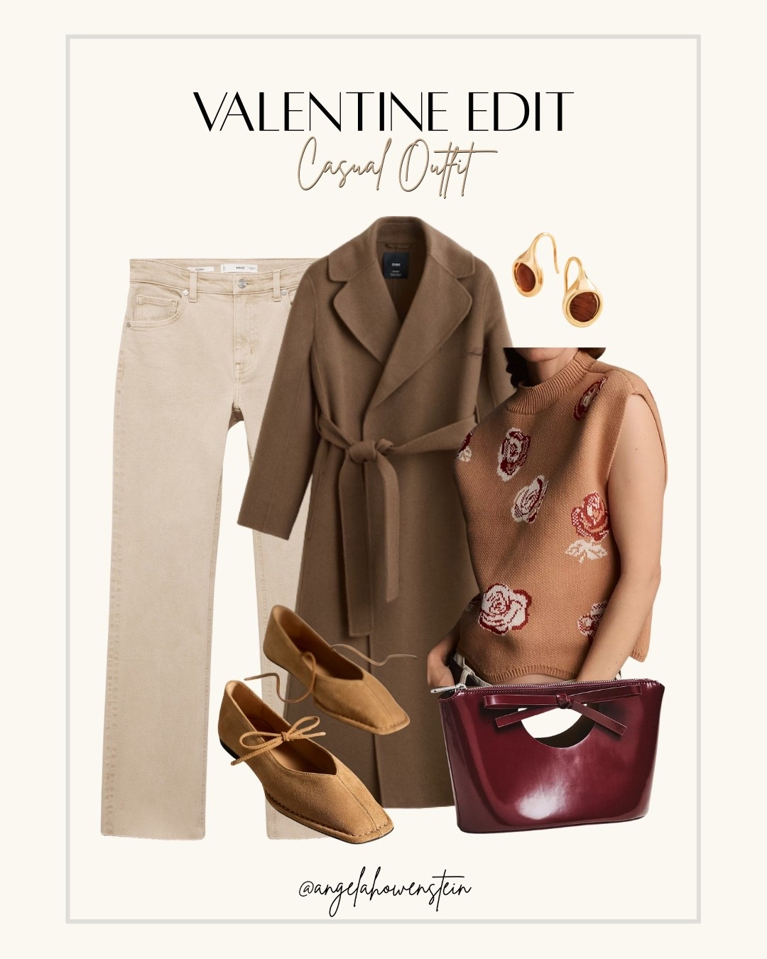 Easy Valentine look 🤍 neutrals with a little romance. Love how this one feels put-together but still relaxed. Perfect for everyday plans or a casual date.

#Valentine #CasualChic #NeutralStyle #EverydayOutfit #ClassicLook #WinterStyle #LTKFinds #LTKStyle 


#LTKootd #LTKOver40 #LTKSeasonal