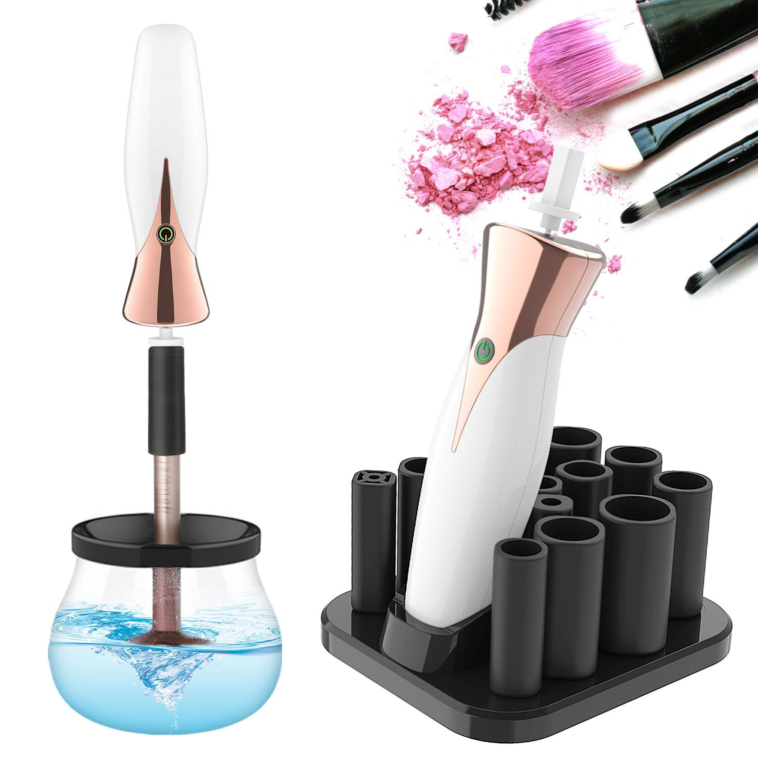 Senbowe Upgraded USB Makeup Brush Cleaner and Dryer Machine, Electric Cosmetic Automated Makeup B... | Amazon (US)