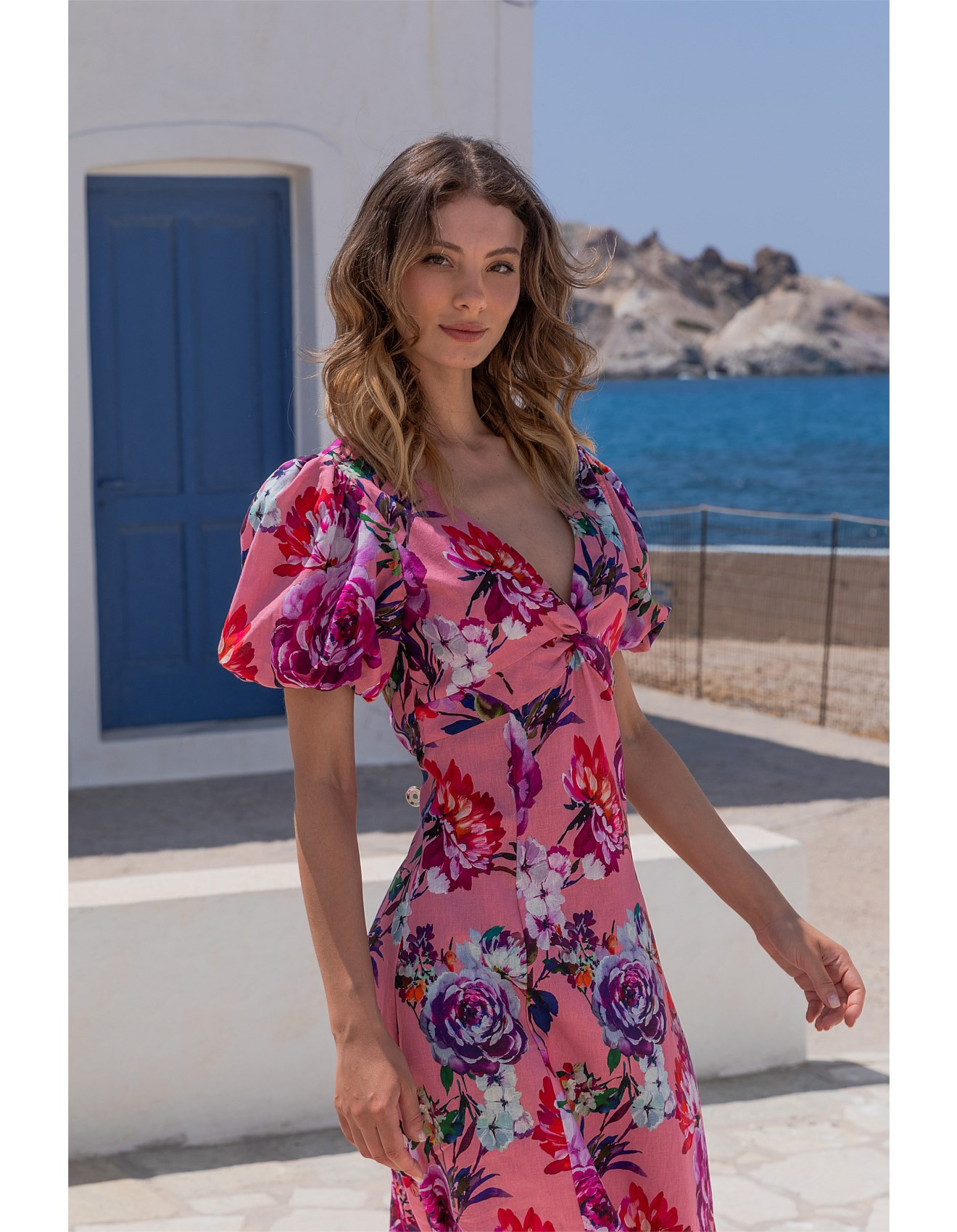 PENELOPE SHORT SLEEVE MAXI DRESS | David Jones (Australia & New Zealand)