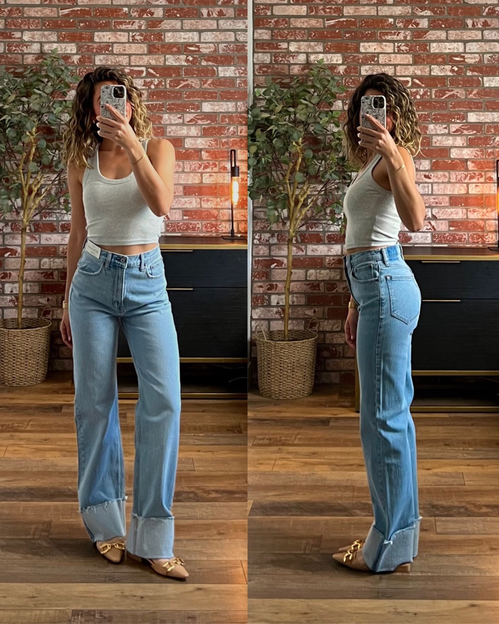 Cuffed Ultra High Rise 90s Straight Jean (MEDIUM WITH CUFF HEM, 25)

#LTKSeasonal #LTKstyletip #LTKfindsunder100