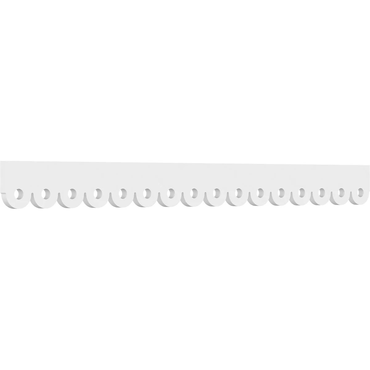 4"H x 5/8"P x 48"L Hudson Architectural Grade PVC Running Trim | Walmart (US)