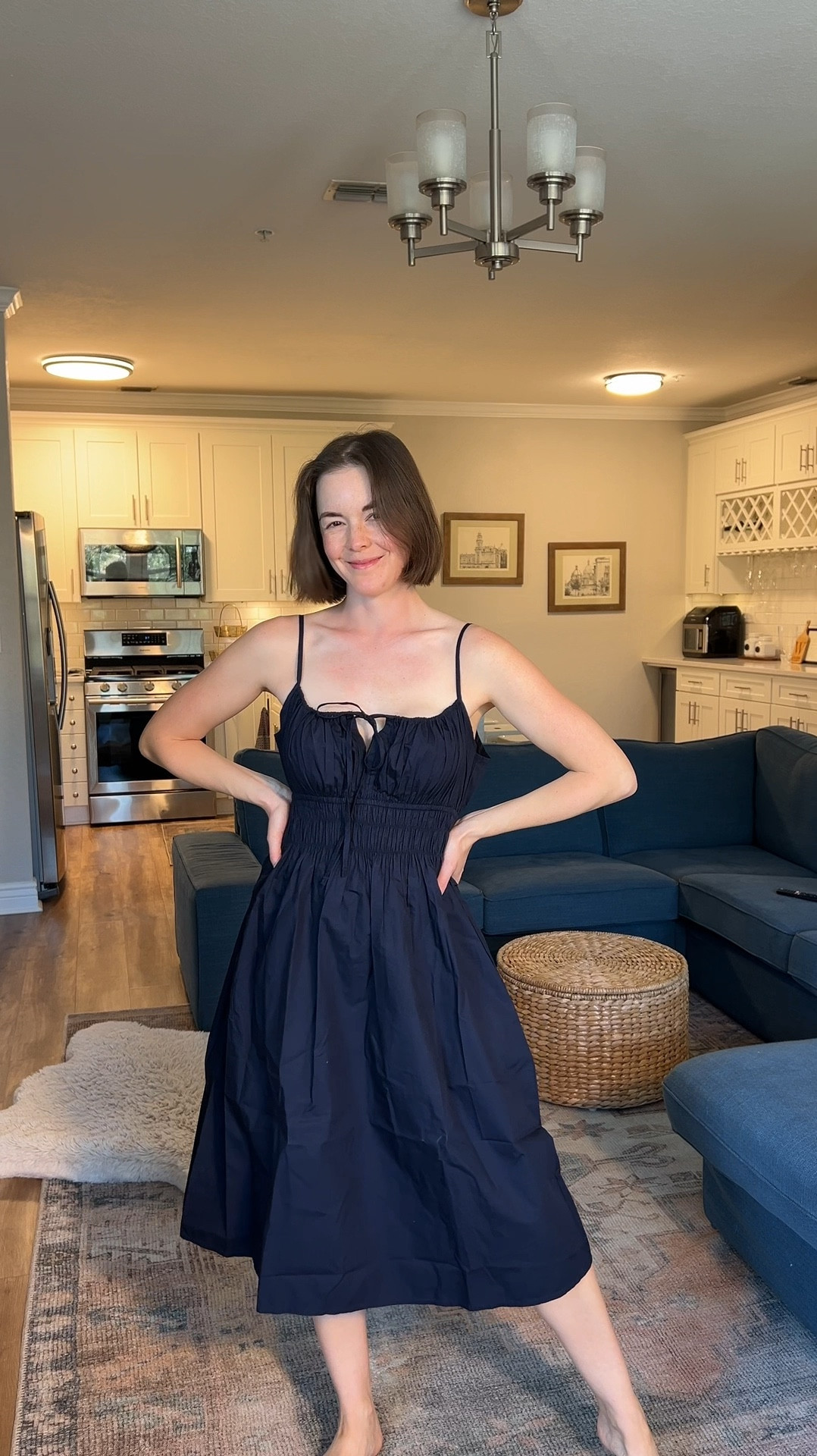 Need to size down to a small but LOVE.

100% Organic Cotton Keyhole Midi Dress

#LTKBump #LTKFindsUnder100 #LTKTravel