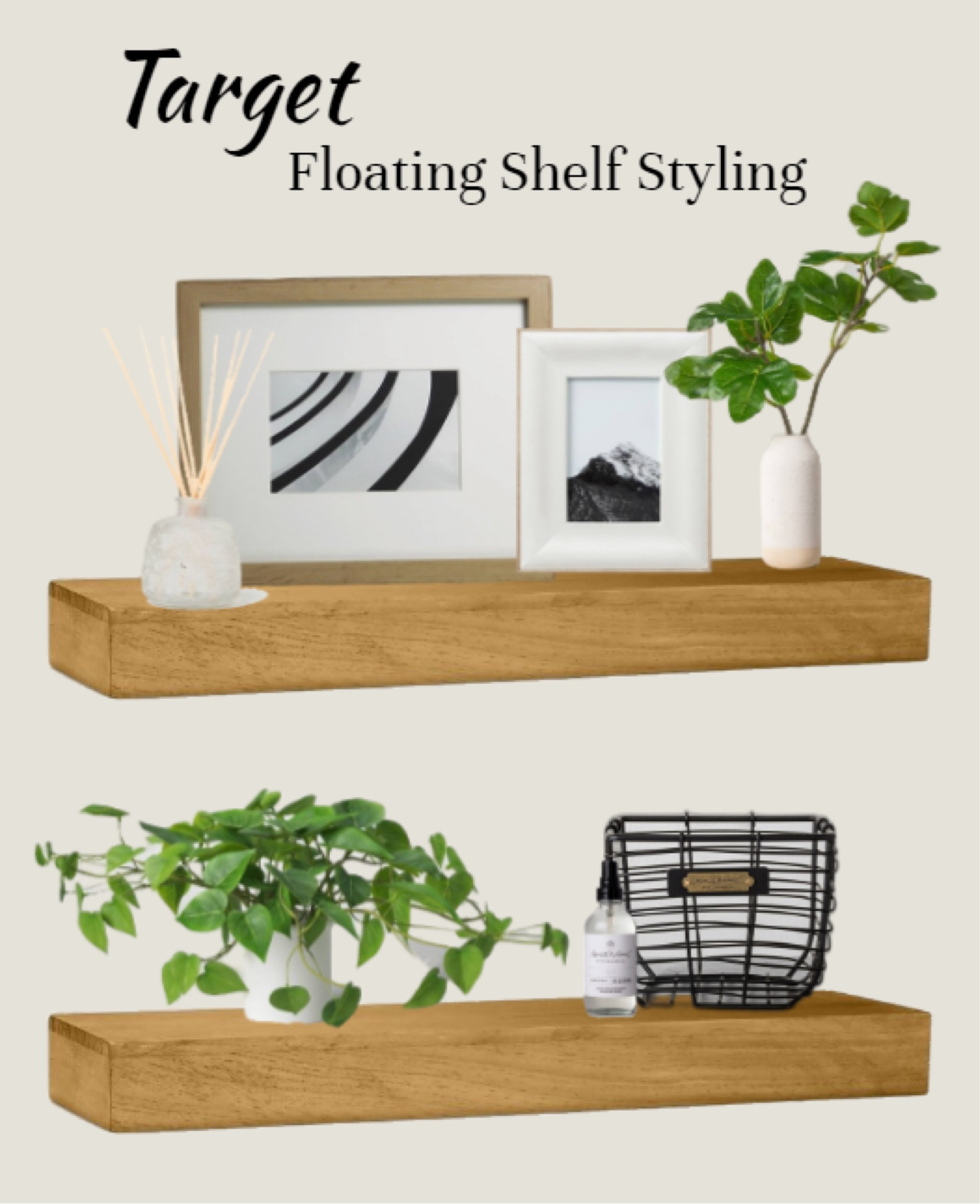 At Salted Hue, we use these Target floating shelves to style the wall above a toilet. So pretty and tasteful  

#LTKhome #LTKstyletip
