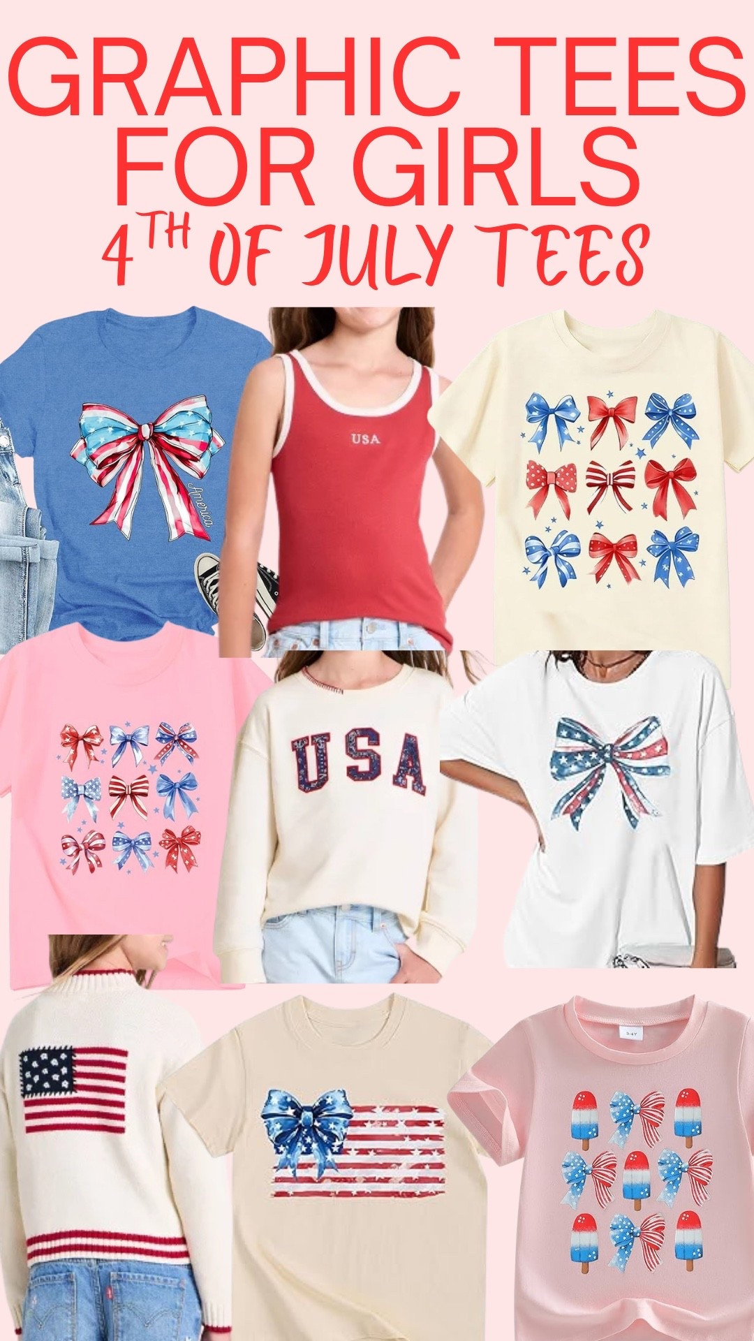 Graphic tees for girls ❤️🩷

#LTKKids
