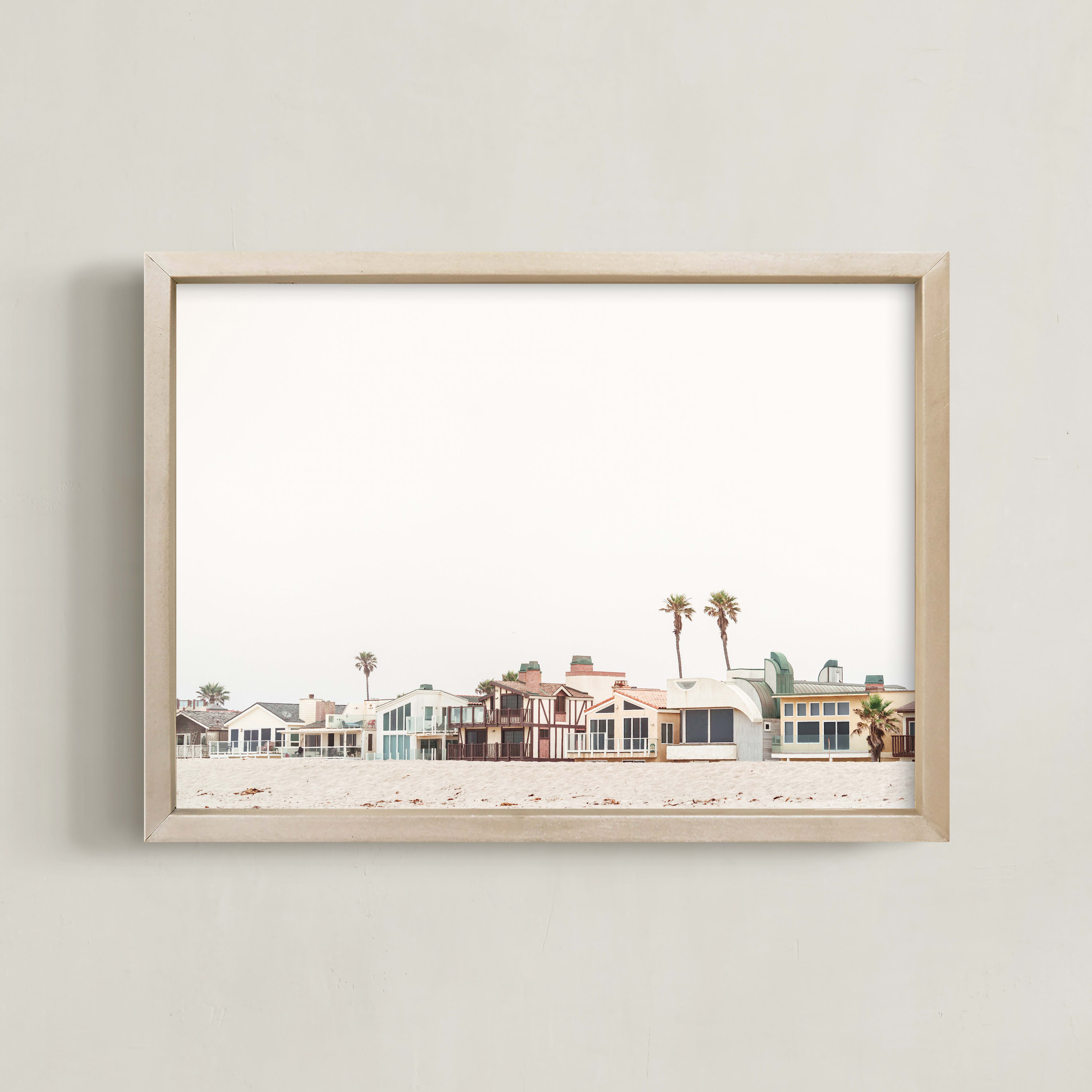 "Beach Houses" - Photography Limited Edition Art Print by Kamala Nahas. | Minted