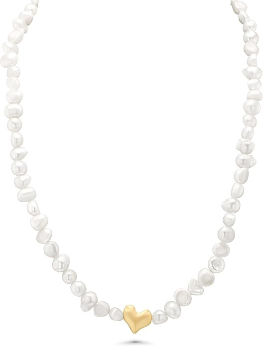 Pearl Necklace, Pearl Necklaces for Women, Choker Necklaces for Women, Handmade Necklaces, Long P... | Amazon (US)