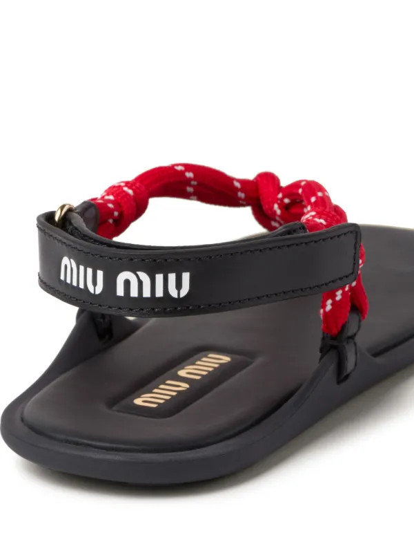 cord-strap leather sandals | Farfetch Global