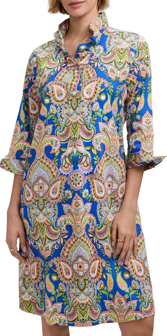 Tammy Three-Quarter Sleeve Cotton Dress | Nordstrom
