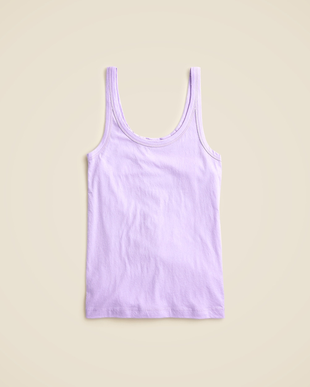 Feather jersey slim-fit tank top | J. Crew US