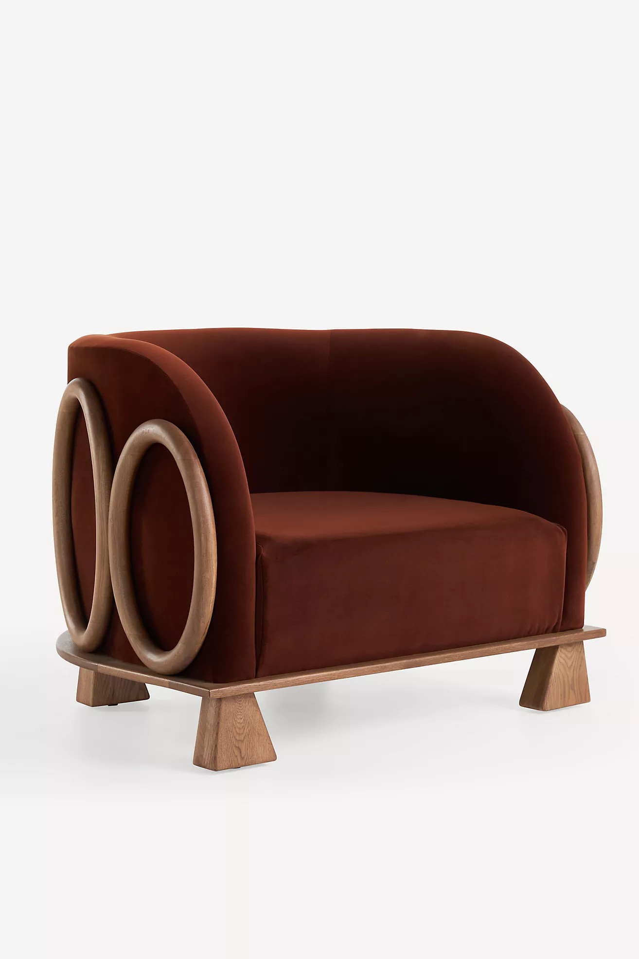 LALA Reimagined Velvet Accent Chair | Anthropologie (US)