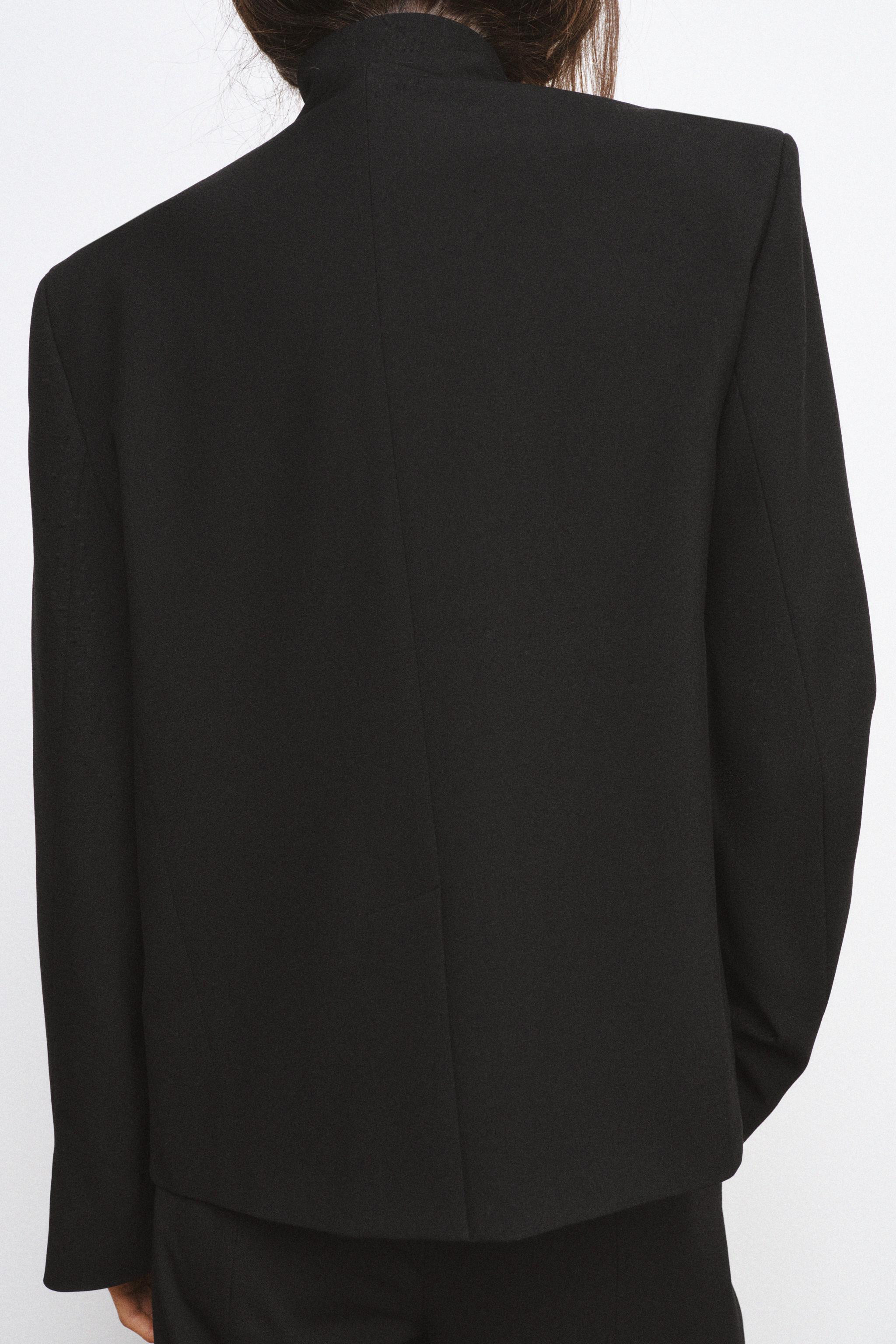 HIGH NECK BUTTONED BLAZER ZW COLLECTION | Zara UK