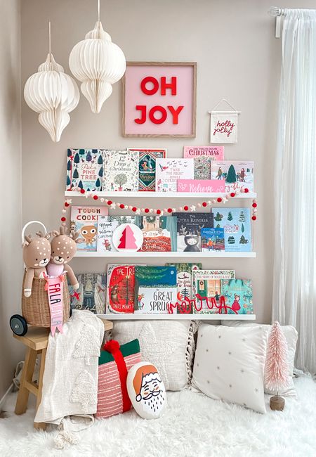 Christmas Books and Bookshelf decor for kids 

#LTKhome #LTKHoliday #LTKfamily