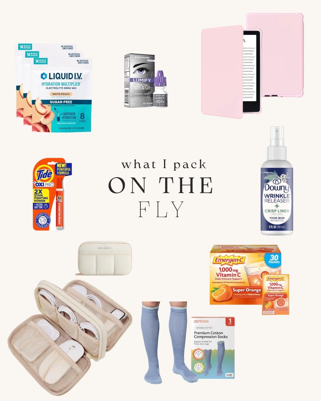 Flight attendant necessities ✈️☁️📦

#LTKgrwm #LTKTravel #LTKdayinmylife