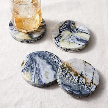 Marble Coasters (Set of 4) | West Elm (US)