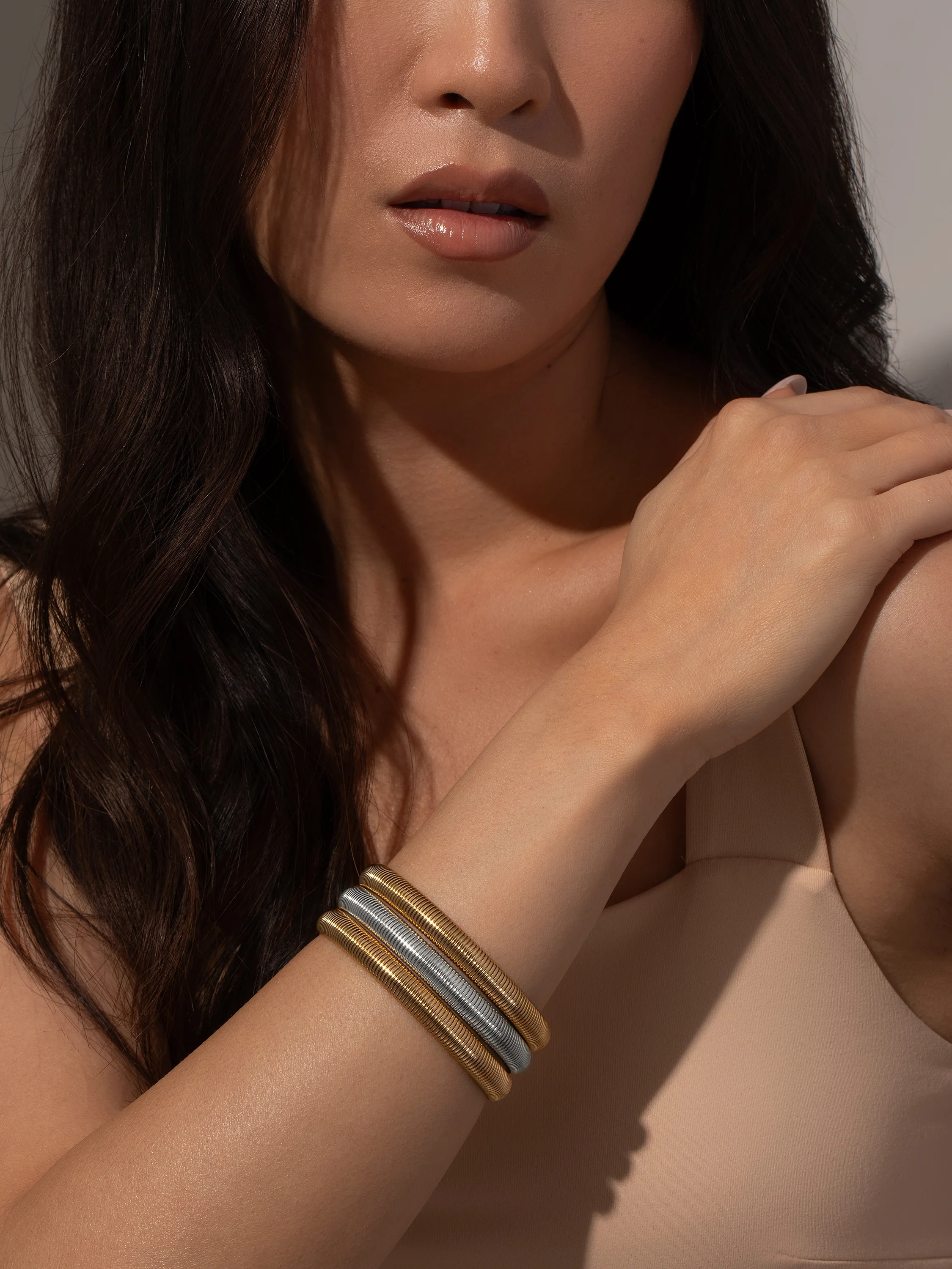Gold Cleo Bracelet Set of 3 | Bracelet Stack | Uncommon James | Uncommon James