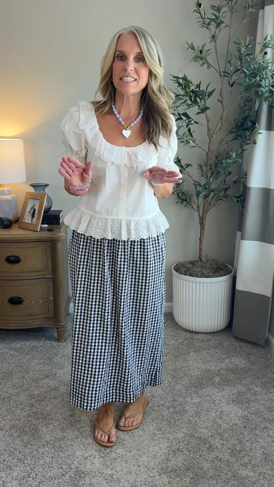 Wearing XS in both. Super cute summer outfit for work, vacation, any day

#LTKootd #LTKgrwm #LTKOver40