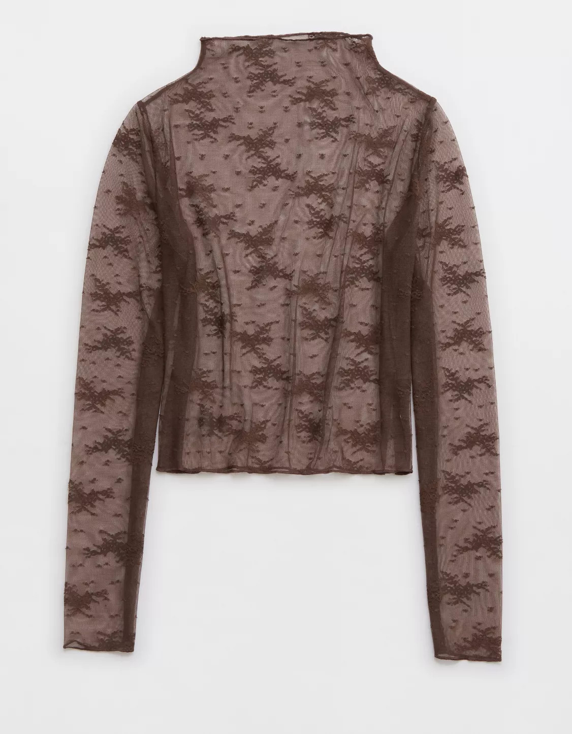 Aerie Level Up Lace Layering T-Shirt | Aerie