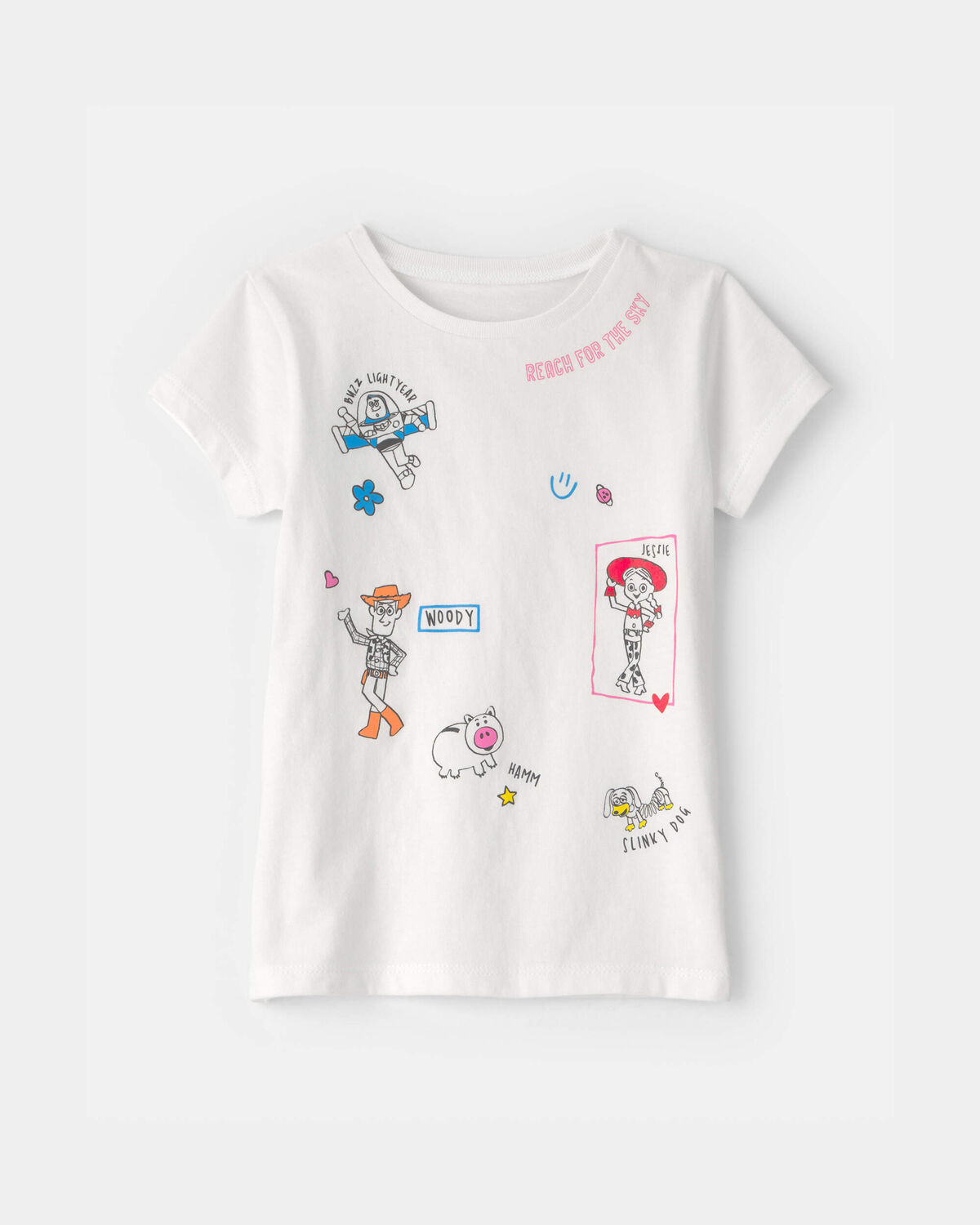 Toddler Girl Pixar© Toy Story Graphic Tee - White | Carter's | Carter's Inc
