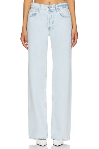 ANINE BING Hugh Jean in Bleached Blue from Revolve.com | Revolve Clothing (Global)