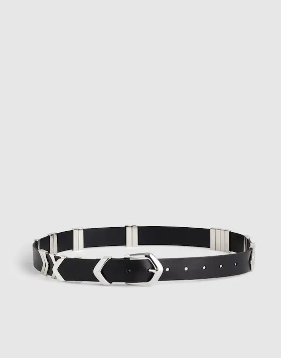 Angular Buckle Belt in Leather | Madewell | Madewell