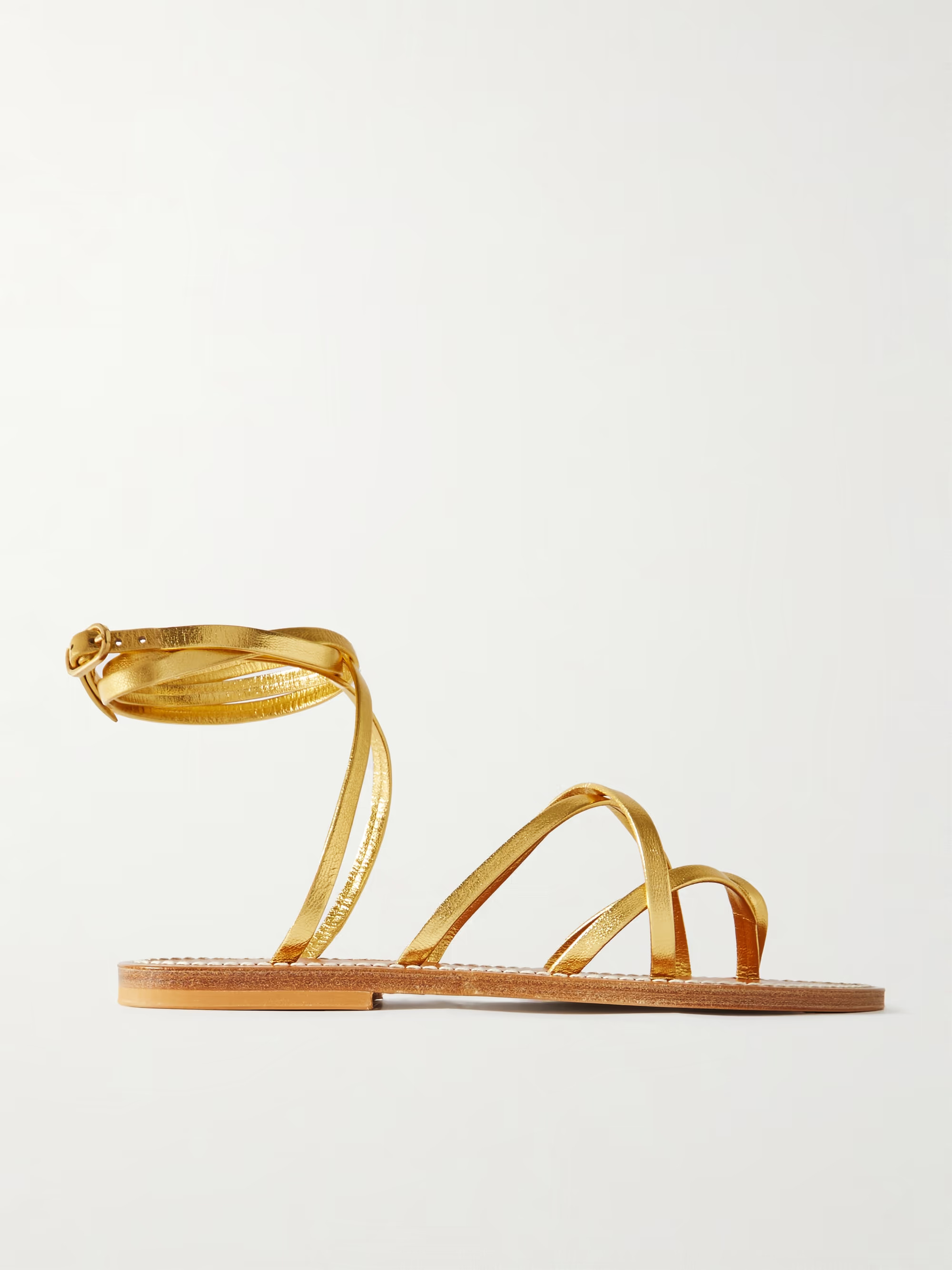 Zenobie metallic leather sandals | NET-A-PORTER (UK & EU)