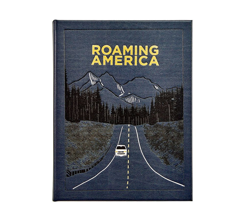 Roaming America Leather-Bound Book | Pottery Barn (US)