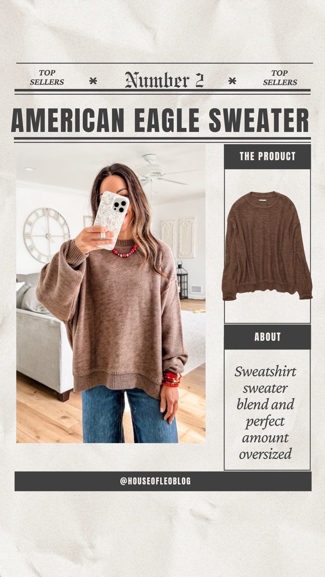 Small brown sweater
