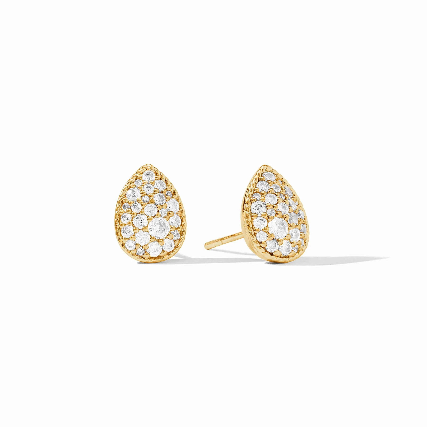 Pavé Teardrop Stud | Julie Vos