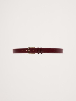 Topstitched Leather Belt | Banana Republic (US)
