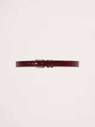 Topstitched Leather Belt | Banana Republic (US)