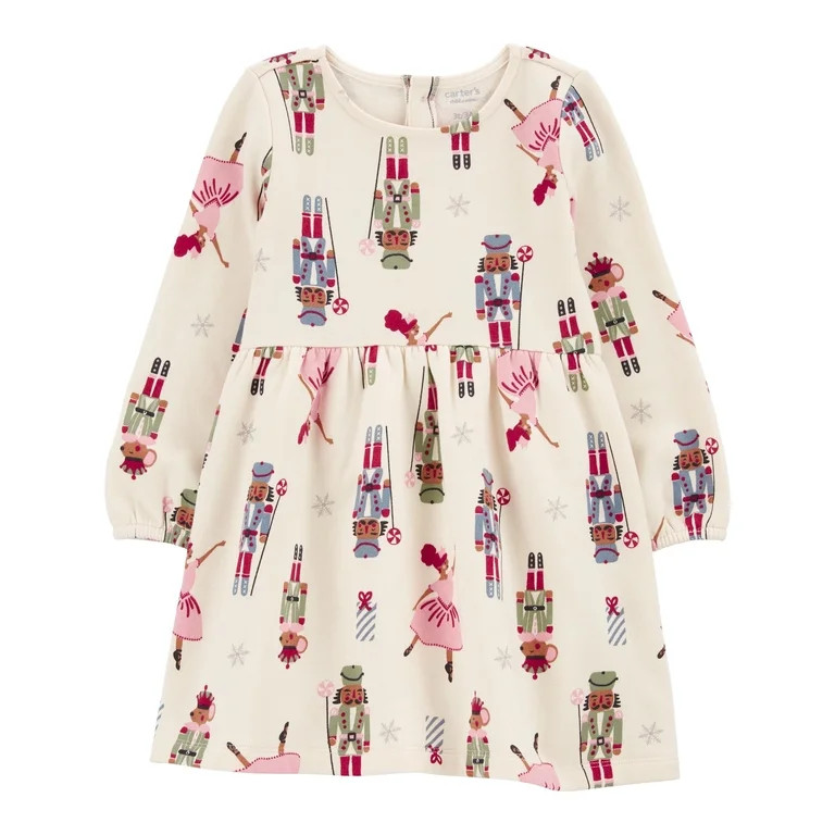Carter's Child of Mine Toddler Girl Nutcracker Dress, Sizes 12 Months - 5T | Walmart (US)