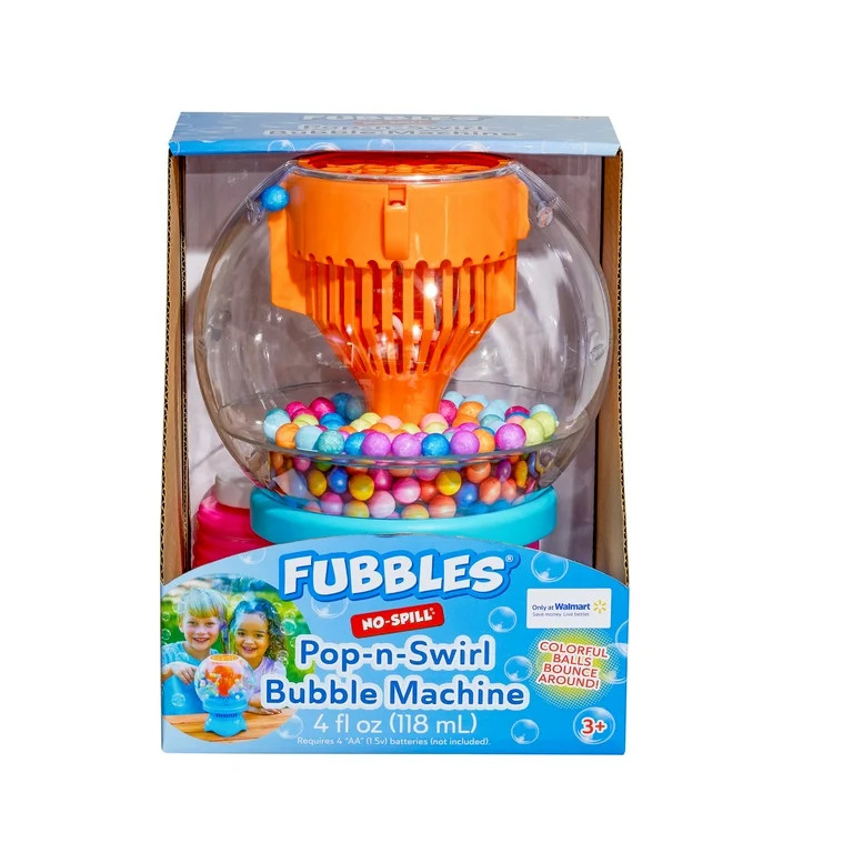 Little Kids Inc. Pop N Swirl Bubble Machine for Fun Outdoor Play | Walmart (US)