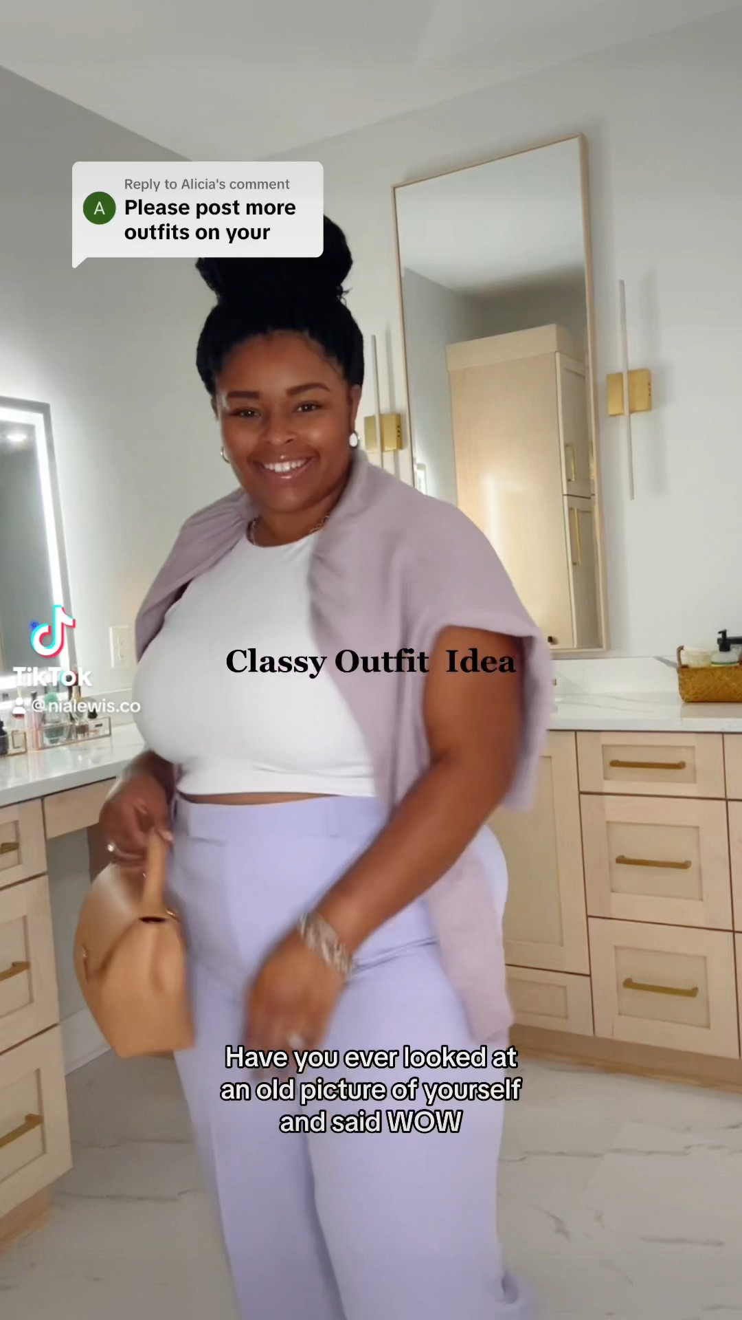 Classy outfit idea #elegantoutfit #classyoutfit #plussizefashion