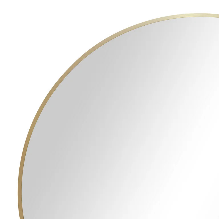 Better Homes & Gardens x Gold Round Small Decorative Wall Mirror for Bathroom or Living Room | Walmart (US)