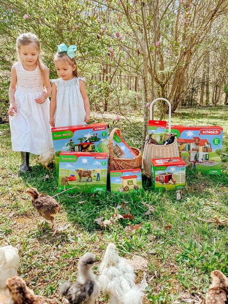 Easter ready with @schleichofficial 🐓🐴🐄 they have dinosaur and unicorn collections but my kids are obviously really into farm animals now 💕 AD
#ilikeschleich #wherestoriesbegin
•
•
•
•
•
#eastertoys #easterbasket #eastergifts #eastergift #eastergiftideas #eastergiftsforkids #farmanimals #chickenlovers 

Farm toys
Easter toys
Easter basket stuffers
Gifts for kids 
Schleic 

#LTKfamily #LTKkids #LTKGiftGuide