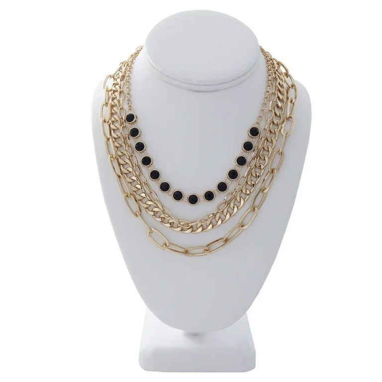 4 Piece Chain Necklace Set | Walmart (US)