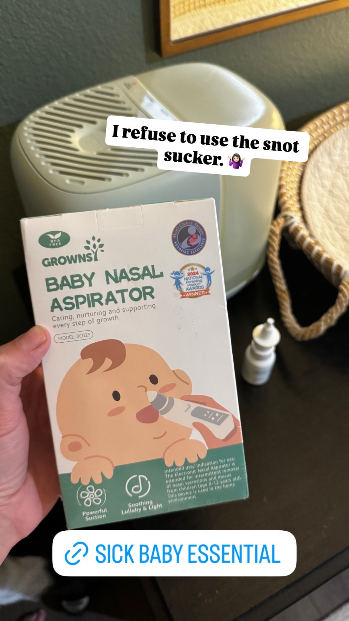 I refuse to use the snot sucker. 🤷🏻‍♀️

#LTKBaby #LTKBump #LTKmomlife