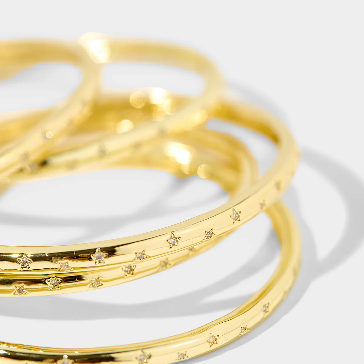 Holly Star Studded Bangle | Allie + Bess