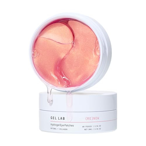 Gel Lab RENEW Retinol & Collagen Under Eye Patches - Korean Skincare Hydrating Eye Mask for Fine Lines, Wrinkles, Firming, Brightening - 60 Patches | Amazon (US)