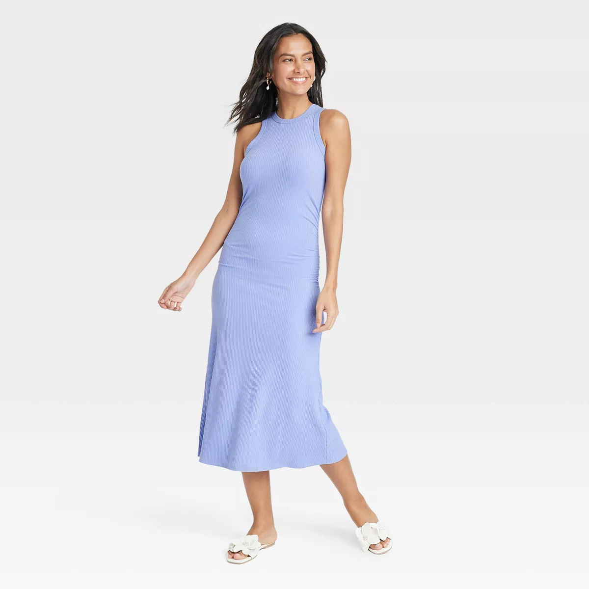 Women's Rib Knit Midi Bodycon Dress - A New Day™ | Target