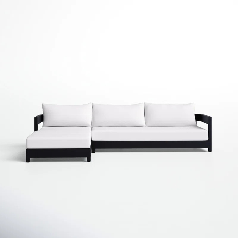 Everlee 98.4'' Metal Outdoor Patio Sectional | Wayfair North America