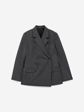 Wool-Blend Wrap Blazer | Arket UK